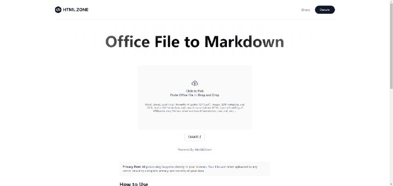 微软 #开源 了一个 Python 项目 MarkItDown  可以将 Office 文件转换为 Markdown ，一天之内涨了快 10k ⭐ 