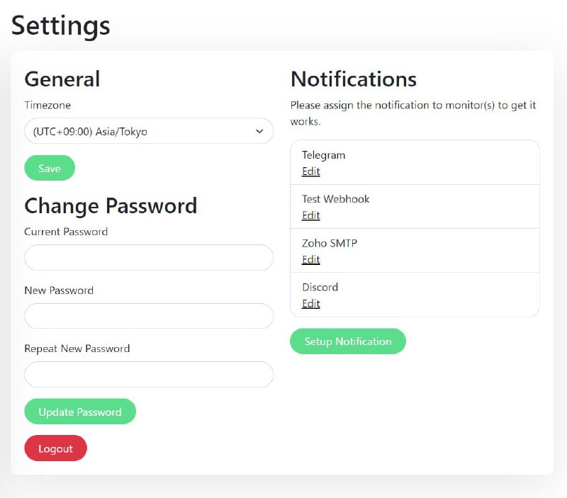 一个网站监控 #工具 ：Uptime Kuma，功能类似「Uptime Robot」，可用于监控当前网站的运行状态一个网站监控 #工具 ：Uptime Kuma，功能类似「Uptime Robot」，可用于监控当前网站的运行状态