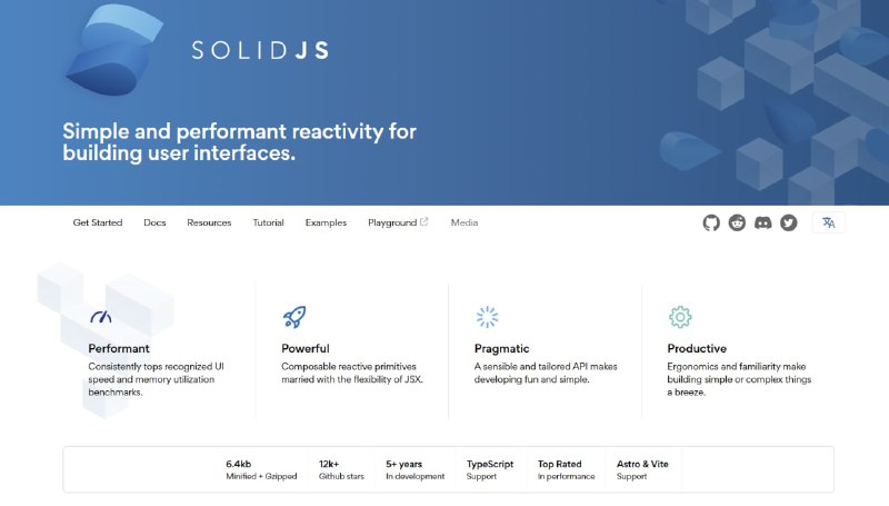 Solidjs – JavaScript UI 库