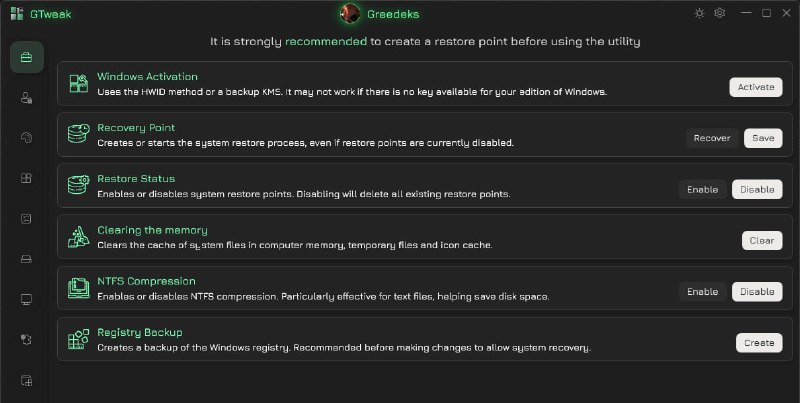 #GTweak #系统优化 #Windows #PowerShell #TGAgentGTweak 是一款免费开源的便携式 Windows 系统优化工具