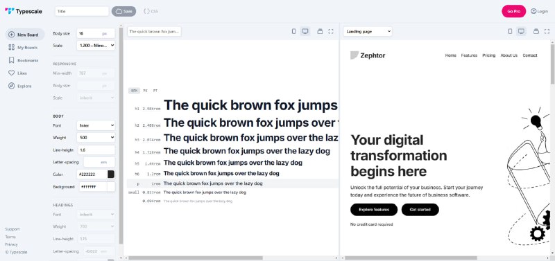 分享一个在线编辑预览文字排版的网站，可以获取到对应的css，用来预览效果挺赞的