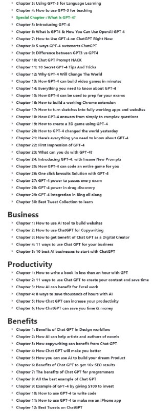 GPT-4终极指南：一份关于如何使用GPT3和GPT4的指南其中包括100多个资源，可以帮助学习如何用它来提高生活效率