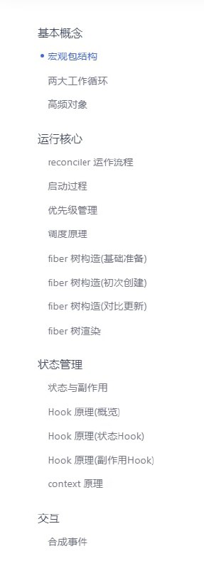#电子书 《图解React原理系列》本系列以 #react 核心包结构和运行机制为主线索进行展开. 包括react 宏观结构, react 工作循环, react 启动模式, react fiber原理, react hook原理, react 合成事件等核心内容.适用读者：对react,react-dom开发 web 应用有实践经验.期望深入理解react内在作用原理#电子书 《图解React原理系列》本系列以 #react 核心包结构和运行机制为主线索进行展开. 包括react 宏观结构, react 工作循环, react 启动模式, react fiber原理, react hook原理, react 合成事件等核心内容.适用读者：对react,react-dom开发 web 应用有实践经验.期望深入理解react内在作用原理