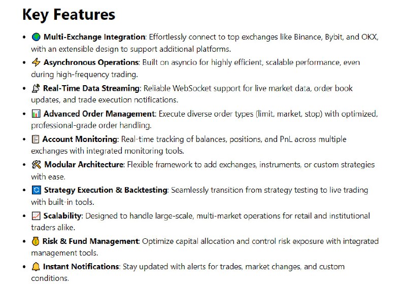 NexusTrader：专业级开源量化交易平台，为大资金管理和复杂策略开发提供高性能、可扩展、易用的量化交易解决方案