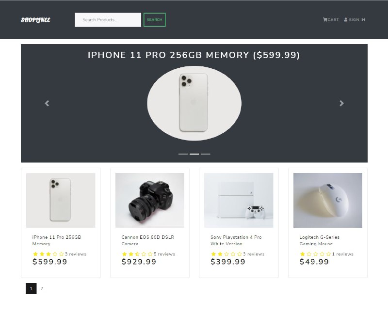 hopLinee - 使用 MERN 技术栈构建的成熟电子商务网站